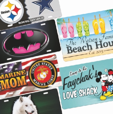 License plates & Signs